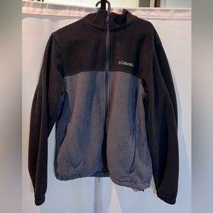 Columbia fleece jacket Black Grey Men’s size M